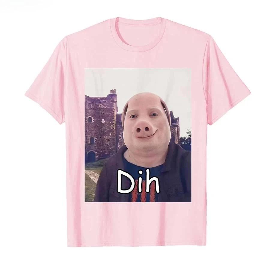 

John Pork Dih Funny Internet Brainrot Tshirt for Women T Shirts Sleeve Tops Summer Short Sleeved Harajuku Streetwear Tops Tees S