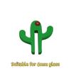 Cactus Bathroom Storage Helper, Creative Glass Door Hook, Suitable for 6mm Glass, Easy To Install Without Drilling