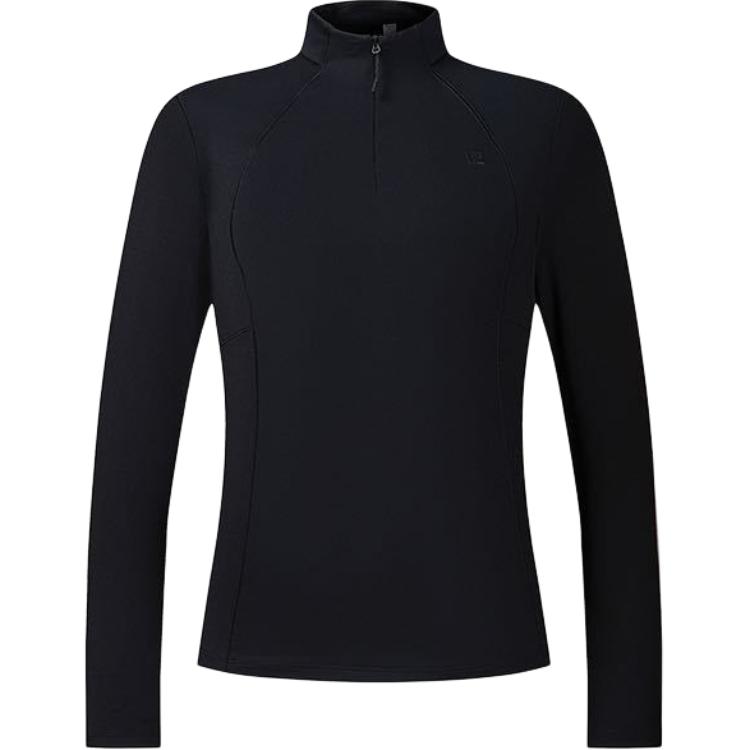 Fila Fitted Knit High Stretch Pullover Long Sleeve T-Shirt Women Tops A11W641216F-BK