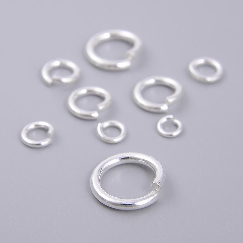 S925 Sterling Silver Open Jump Rings for DIY Bracelets, Necklaces & Earrings
