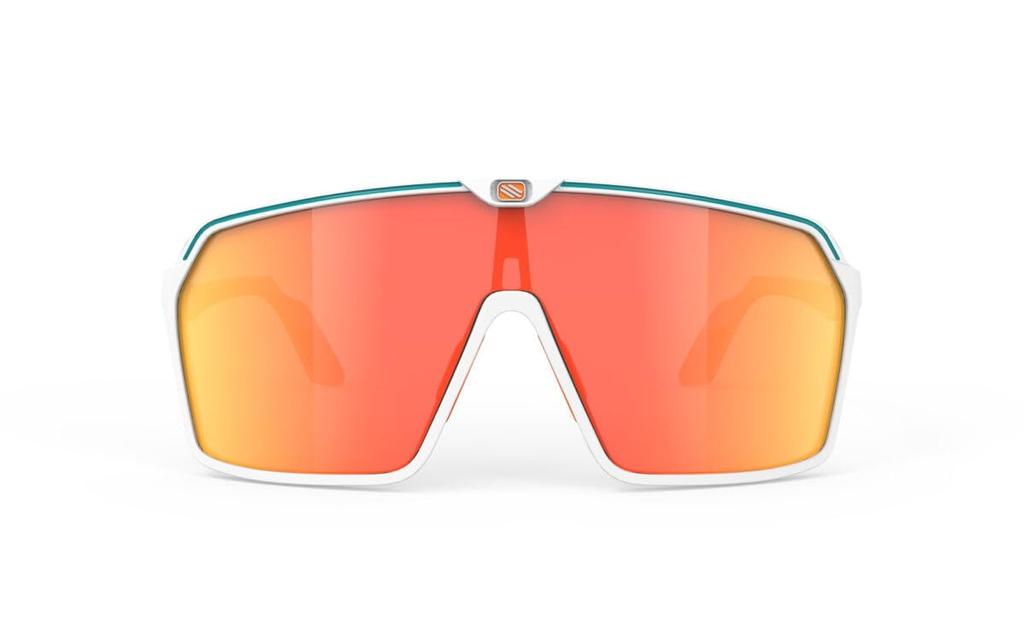 RUDY PROJECT Sports Sunglasses Spinshield White Water Matte Multi Laser Orange SP724058-0003