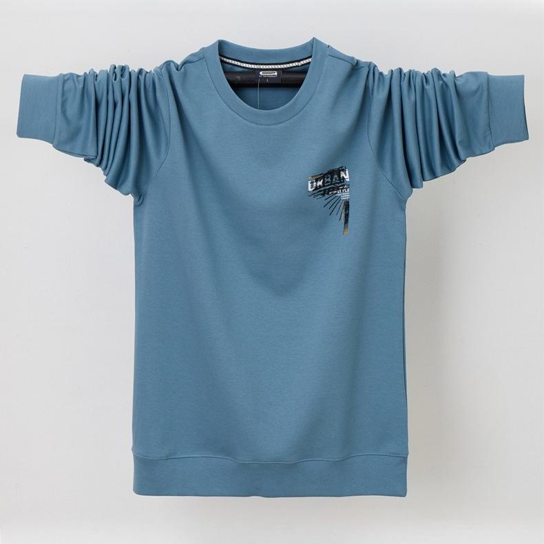 Men's Soft Crewneck Sweatshirt Breathable Crew Neck Pullover Outdoor Athletic Long Sleeve Sweatshirts Fall Warm Breathable Pullovers for Men