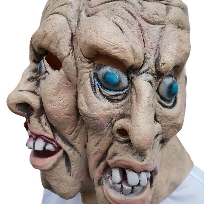 Zombie Halloween Mask With Latex Material For Horror Cosplay And Pranks