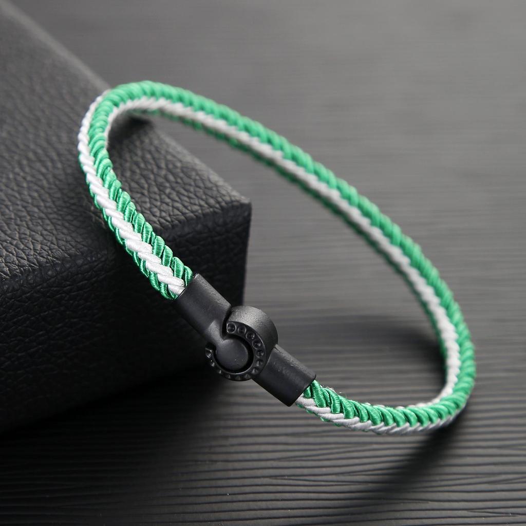 Noter Grade A Ethnic Fabric String Bracelet For Men Double Layer Various Colors Available Sports Sweat Absorbent Braslet Bangle Hombre
