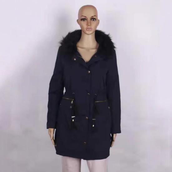 Long Winter Coat for Women Fleece Lined Warm Puffer Jacket Hooded Thicken Parka Overcoat