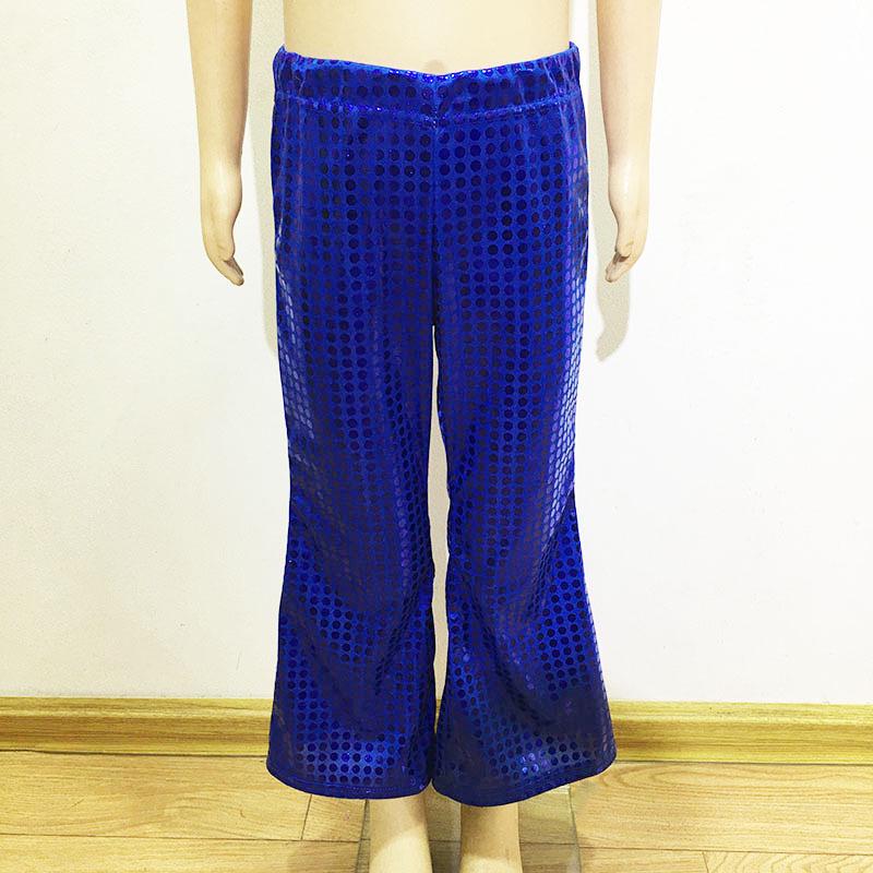 Kinderen Polka Dot Pailletten Zeemeermin Optreden Kostuum Bell Bottoms