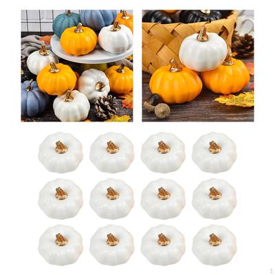 Artificial Pumpkins Harvest Photos for Decor