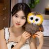 Big Eyed Owl Plush Toys Cute Stuffed Animal Doll Office Ornament Girl Gifts Plush Owl Toys for Kids
