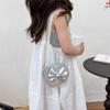 Knot Solid Butterfly Color Heart Shaped Children Crossbody Bag For Daily Use