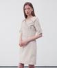 Rie Draped Wrap Shirt Dress