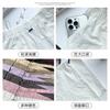Womens High-Waisted Wide-Leg Cargo Pants Purple Loose Fit Quick-Dry Nylon Travel Hiking Trousers