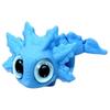 3D Printed Salamander Keychain, Big Eyed Dragon With Movable Joints