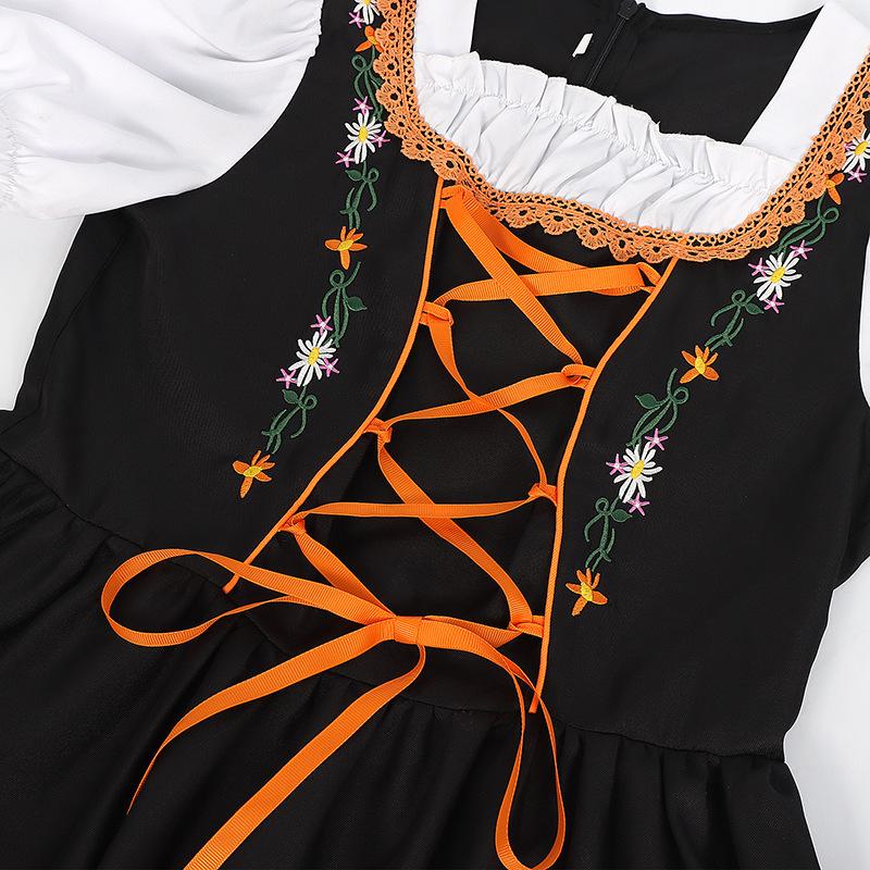 Munich Beer Festival Halloween Cosplay Embroidered Skirt Costume