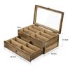 SRIWATANA Sunglasses Storage Glasses Storage Collection Jewelry 2 12 Small Accessory Glasses Case Case, Box, Case, Storage, Tier, Pieces, Storage,