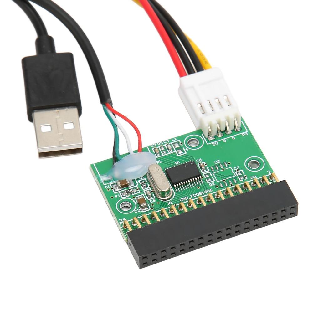 Praktischer 1,44 MB Diskettenlaufwerk Anschluss 34 PIN Plug and Play USB-Kabel Adapterkabel Anschluss PC-Verbindung