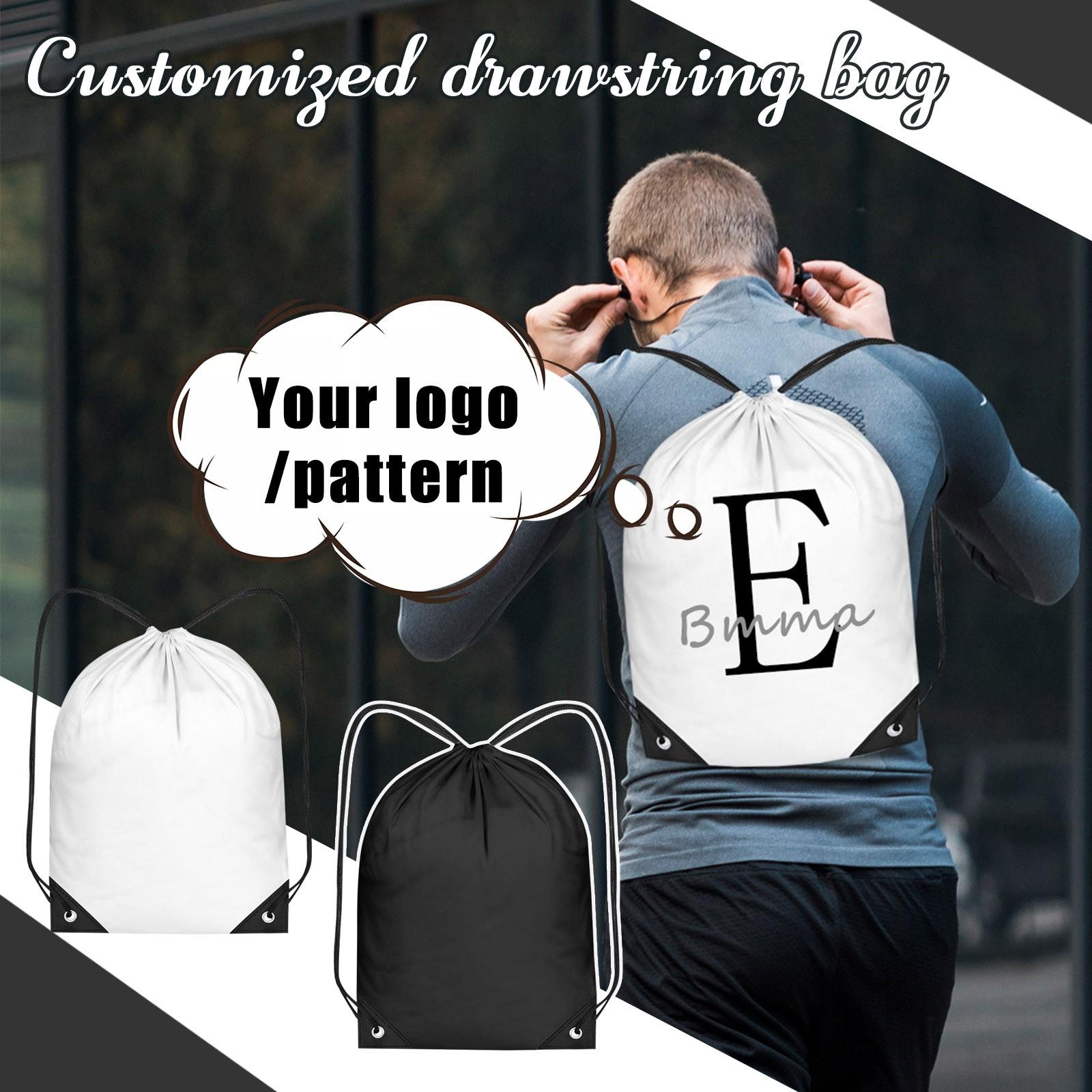 

Персонализируйте сумку-мешок на завязках One Size белый