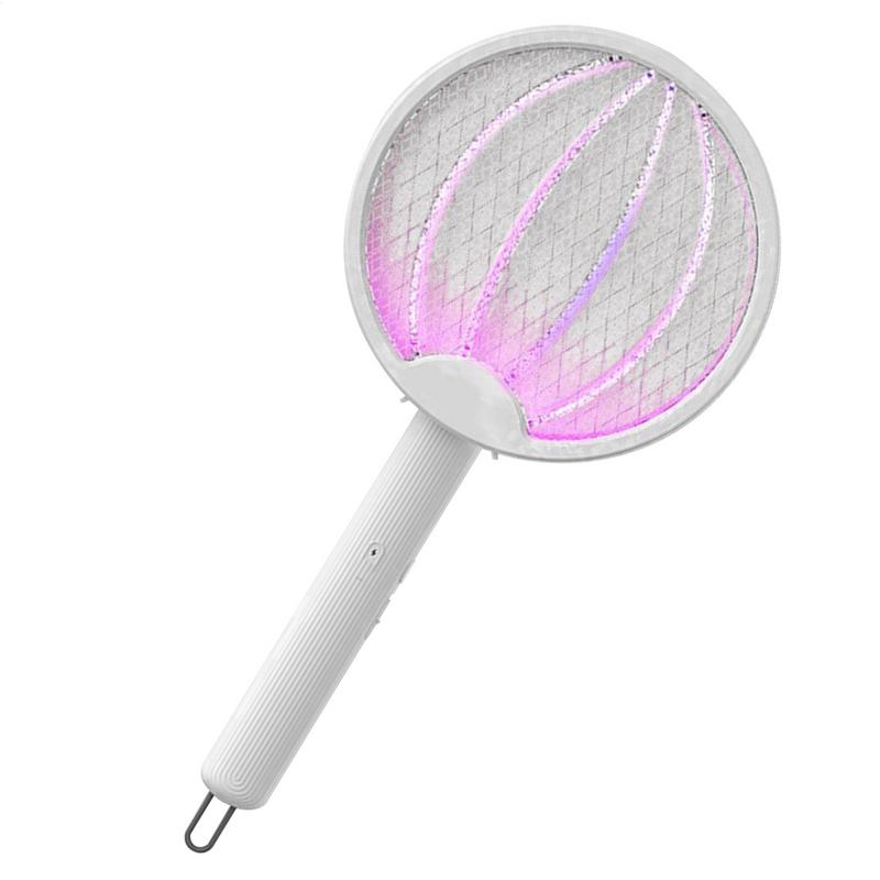 Manueller Fliegenklatsche 2700W Tragbarer Fliegenschläger Wandmontage Fliegenklatsche USB-Aufladung 100mAh Für Wohnzimmer Balkon Küche