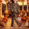 Kids Casual Long Sleeve Top and Pants 2-Piece Outfit Set for Boys Girls Everyday Wear