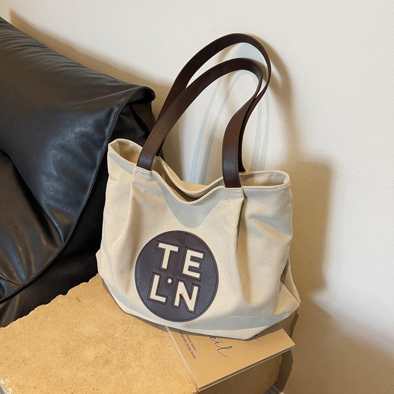 

Холщовая сумка-тоут женская большой вместимости новая женская модная сумка для поездок на работу рабочая сумка-тоут высококлассная сумка