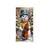 Christmas Door Decoration Festival Party Background Decoration Santa Decoration Tapestry
