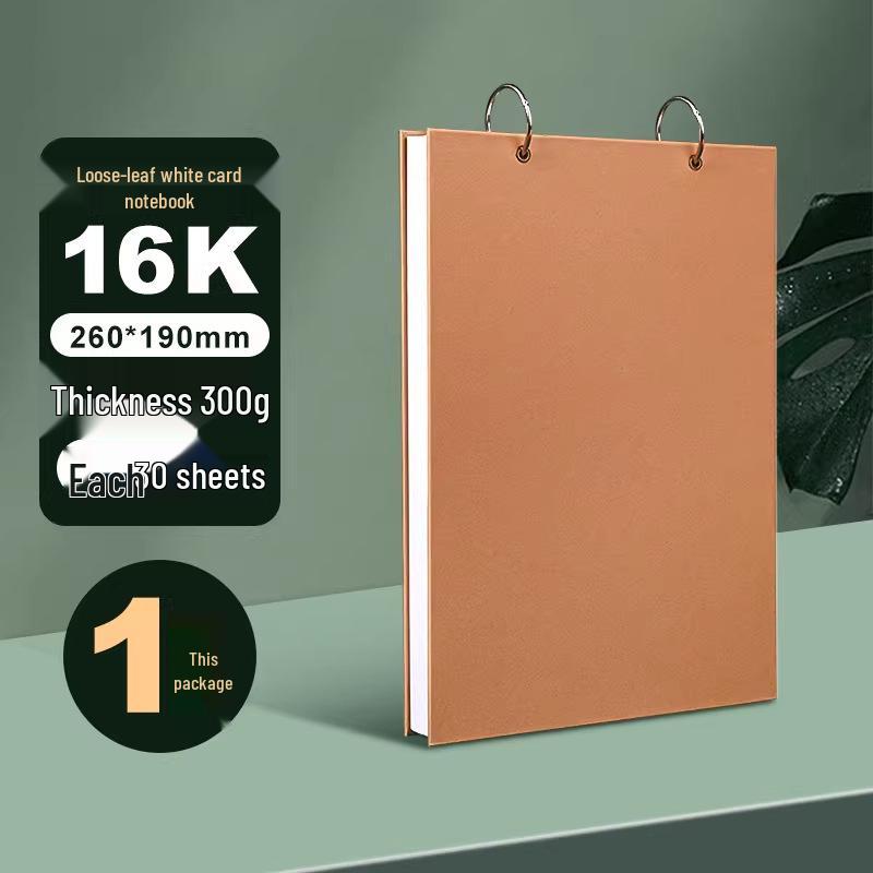 Dětský kroužkový skicák A4: Silné prázdné stránky pro kreslení a umění