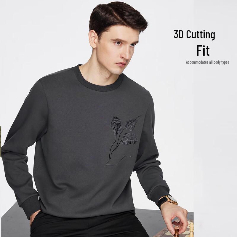 Shanshan Men's Spring Autumn Round Neck Sweatshirt