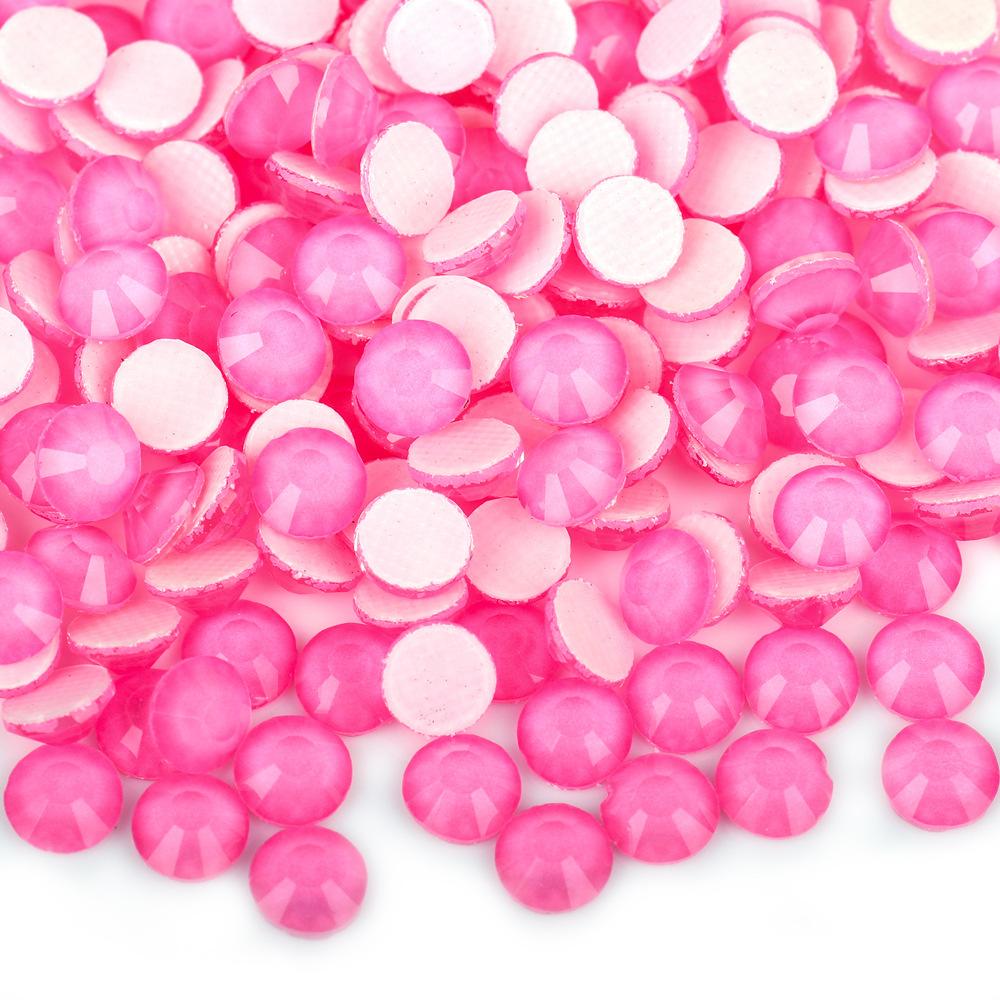 Weichen Imitation Austrian Hot Diamond, Neon Fluorescent Mocha Rubber Bottom Drill, Glass Crystal Sticker Diamond Nail Art Diy Clothing Accessories