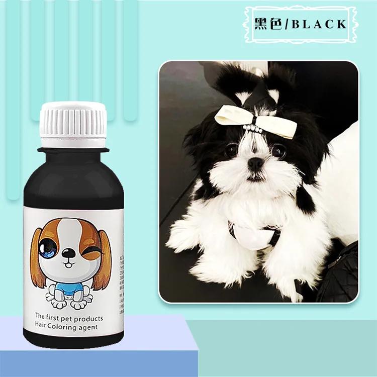 Pet Dye Dyeing Paste Dog Long Lasting Dyeing Paste Poodle Bichon Colored Stain Remover Powder 100ML