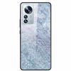 Luxus Hülle für Xiaomi 12T Pro Blumen Gehärtetes Glas Hülle für Xiaomi 12T TPU Stoßfänger Xiaomi 12 T Harte Schwarze Hülle Bunte Capa