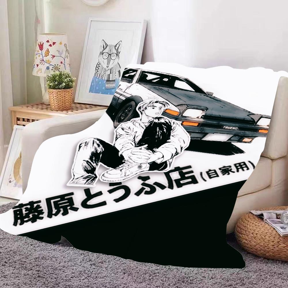 Anime Initial D Blanket Design Lightweight  For Dorms, Naps, Living Room, Office,Sofa,All Season