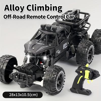 28cm Remote-Controlled Off-Road Vehicle Toy Car Rechargeable Four-Wheel Drive Alloy Climbing Car Children'S Race Xmas Gifts