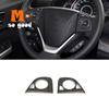 Für Honda CRV CR-V Pfirsich Holz Auto Klimaanlage AC Schalter Taste Aufkleber Abdeckung Trim 2012 13 14 15 2016 Styling