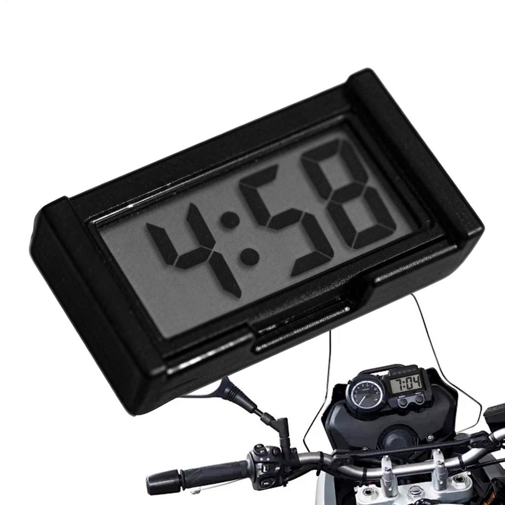 1pcs Car Electronic Clock Adhesive Led Digital Watch Small Clock For Women Men Car Motorcycle Truck Boat Bike Classroom Fridge