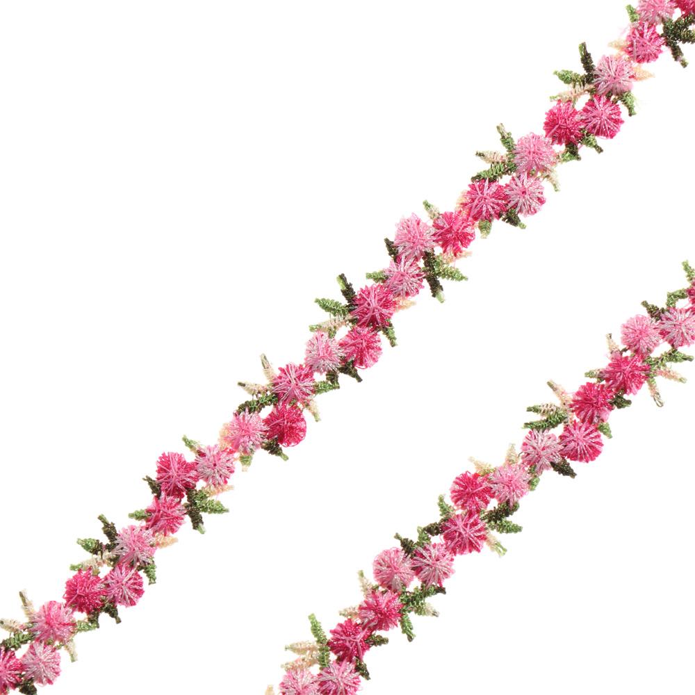 Clothes Accessories Wedding Dress Polyester Embroidered Flower Lace Trim Water Soluble Ribbons Fabric Trim