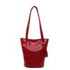 Casual Solid Color Trendy Fashion Stone Pattern Portable Bucket Bag Large Capacity New Summer Shoulder Commuter Bag