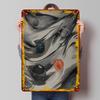Marbles On Fabric Tinplate Signs Abstract Art Poster Retro Custom Metal Sign for Wall Art Decoration Vintage Home Decor Items