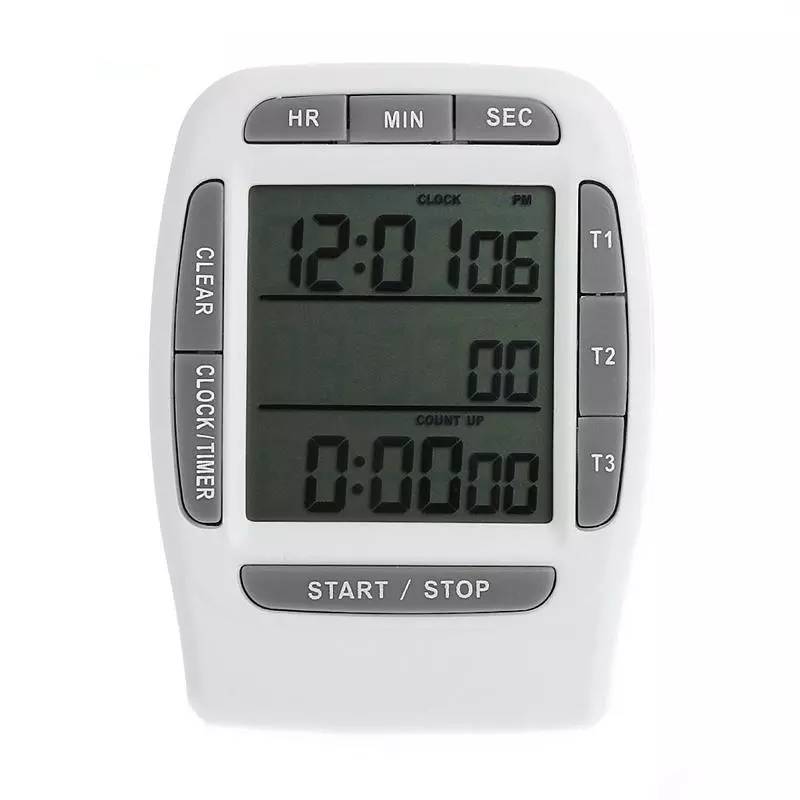 Electronic Multifunction Timer With Pause For Home Office Use