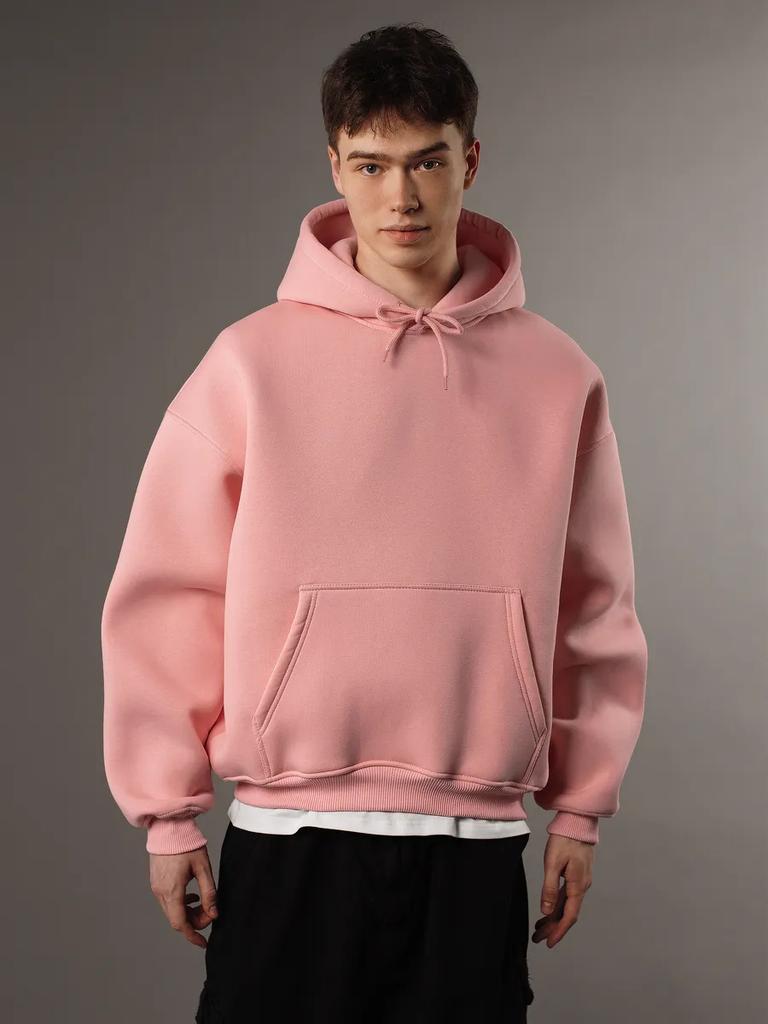 Men's Women's Oversized Y2k Unprinted Hoodies Couple's Streetwear Loose Sweatshirt Harajuku Hip Hop Female Male Comfortable Tracksuit
