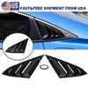 For Honda Civic 2016-2020 ABS Side Air Vent Gloss Black Window Louver Cover BA
