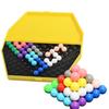 IQ Pyramid Beads Puzzle Logic Mind Brain Teaser Educational Game Toys For Children Kids Pyramid Beads Puzzle
