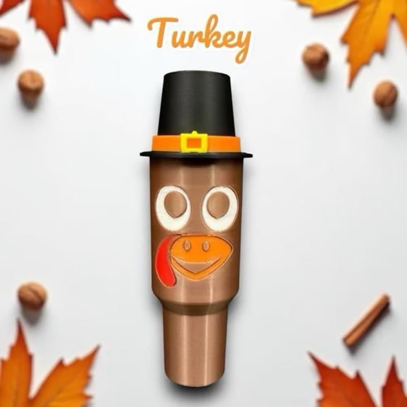 Mini Tumbler Keychain Container Chapstick Holder Fun Key Ring Handbag Charms Decorative Pendant Hallowmas Christmas Party Favors