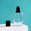 30/50/80ml Klare Glasparfümflasche, Leerer Sprühzerstäuber mit 15mm Hals, Tragbarer Nachfüllbarer Reisebehälter