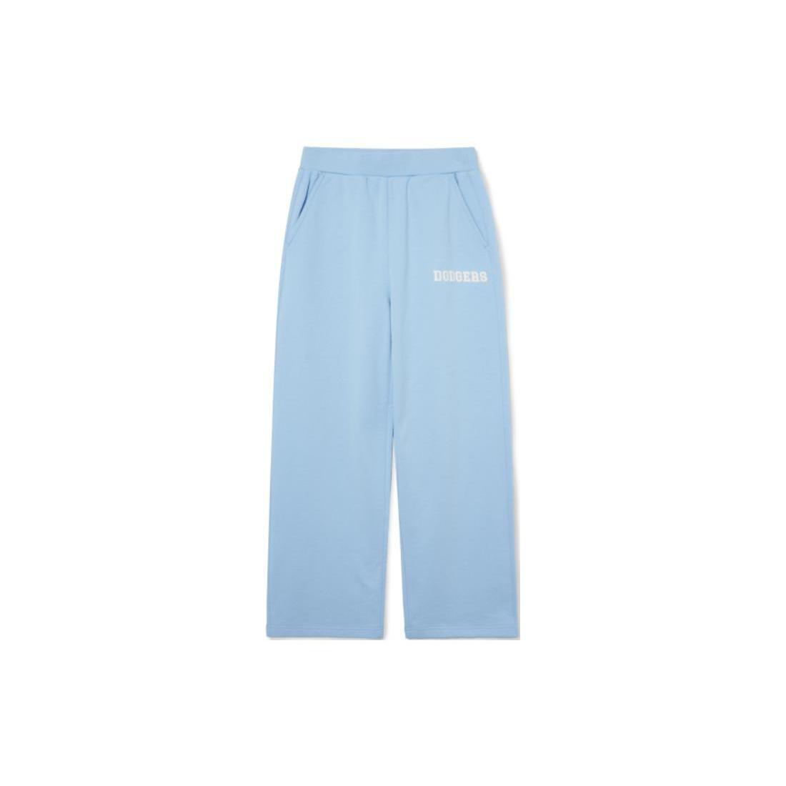 

New MLB Base Logo Pants Women s Cream Blue 3FPTV0231-07BLL M