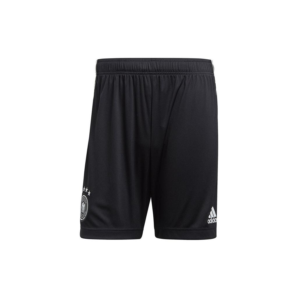 Adidas Germany National Team Home Football Elastic Waist Sports Shorts Men Bottoms Black FS7590