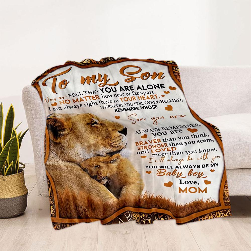 1pc Mom Quotes Blanket Comfortable Soft Lightweight Multi Purpose Blanket for Travel Camping Picnics Sofa Office Bed Living Room Gift for Friends