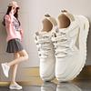 Spring Women's Casual Sports Shoes Student Mesh Breathable Thick Sole Heightening Dad Shoes Douyin Live Broadcast Forrest Gump Women's Shoes
