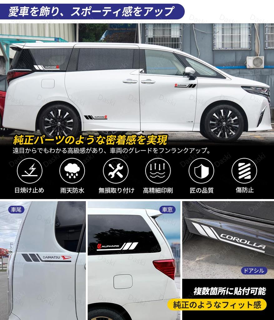 Wagon R Car Sticker Decal Side Dress Up Fender Sticker for Wagon R Models