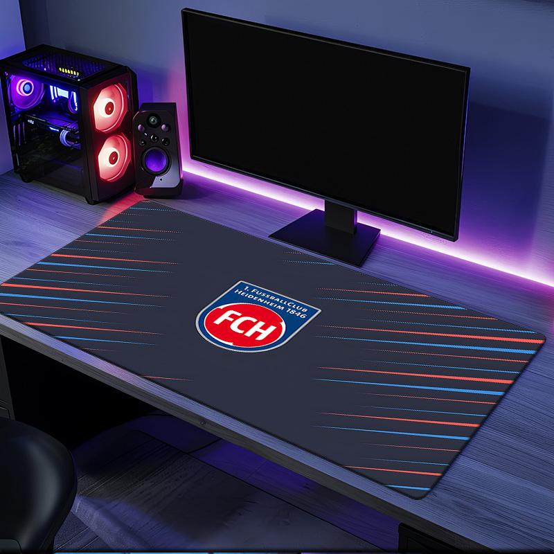 Heidenheim Crest Mouse Pad, Rubber Base, Mouse Pad for Gamers and Office Use, Gaming Desk , Easy To Clean Mat Christmas Fan Gifts