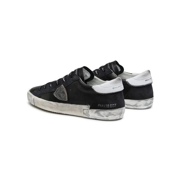 Мужские кроссовки Philippe Model Prsx prlu ma01 чёрные