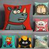 Funny And Quirky Party Animals Pillow Case Pillowcase Doublesided Printed Sofa Cushion Bedroom Headboard Pillow